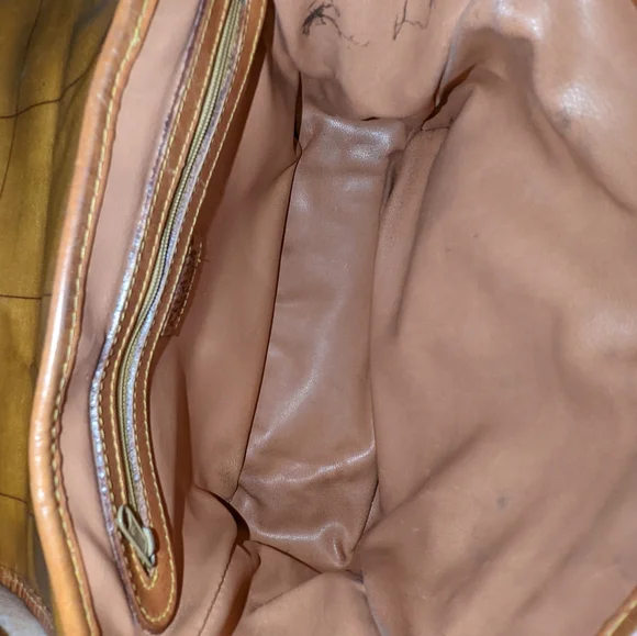 Alviero Martini Leather Map United States Featured!! Crossbody Bag. - Picture 11 of 15